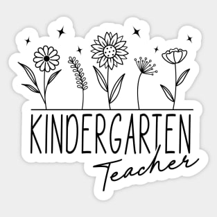 KINDERGARTEN Teacher Sticker